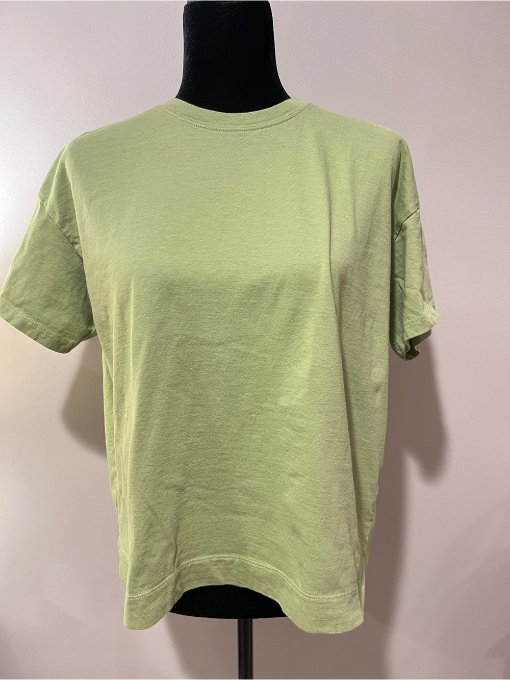 Old Navy Vintage Style Short Sleeve Crew Tee in Light Green, Medium